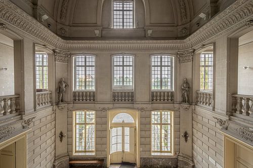 a magical castle entrance