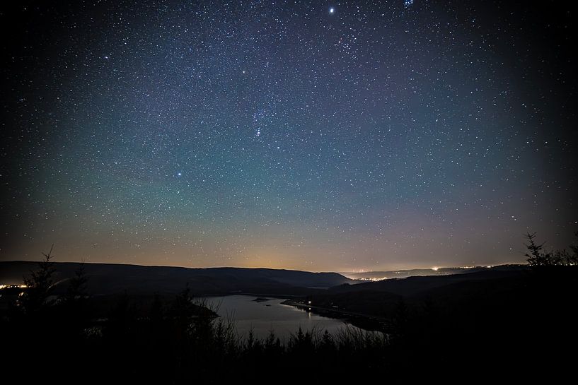 Rursee unterm Sternenhimmel von Eus Driessen