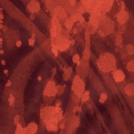 Abstract minimalist art in warm colors by Dina Dankers