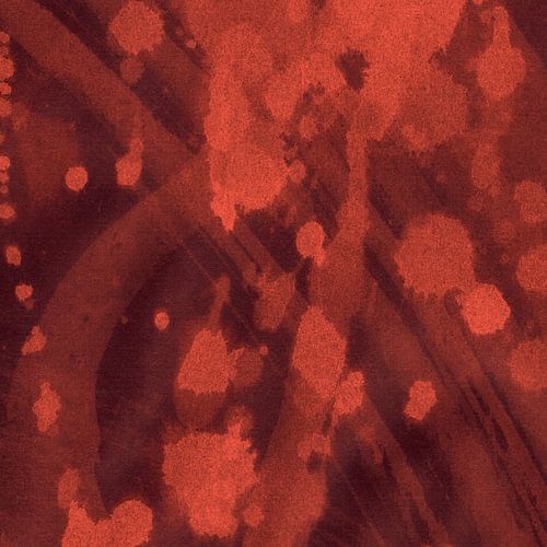 Abstracte minimalistische kunst in warme kleuren