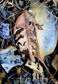 Pastel Blue leaf