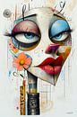 kunstachtige en grappige whimsical karikatuur van Gelissen Artworks thumbnail
