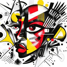 Modern abstract face by ARTemberaubend