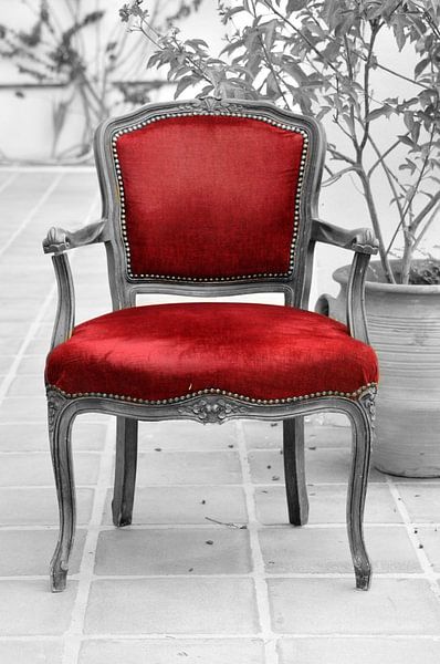 red chair by Milly van Helden