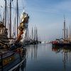 Zeilboten in de haven van Mart Houtman