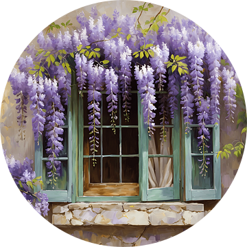 Wisteria-venster van Artistic