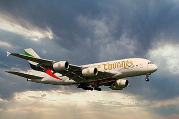 Airbus A380-842, Emirates. Registratie A6-EVD van Gert Hilbink