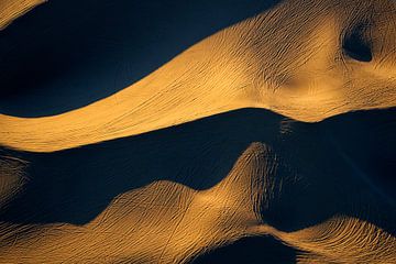 Colours of Water, Dumont Dunes tijdens het golden hour  van Marco van Middelkoop