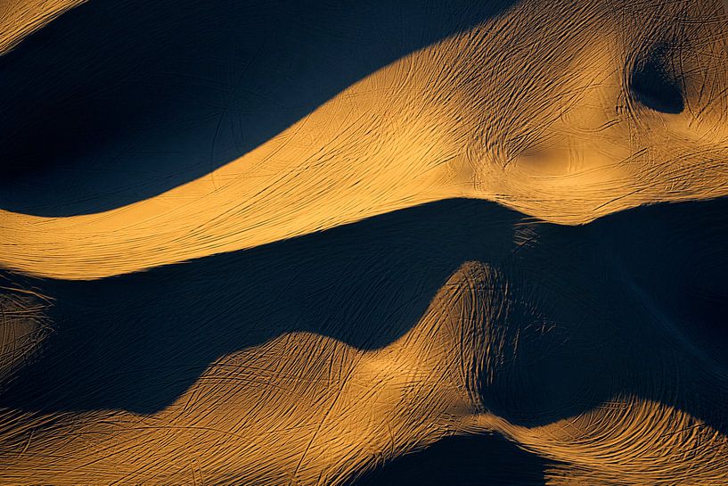 Colours of Water, Dumont Dunes during golden hour  by Marco van Middelkoop