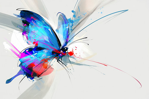 Abstract Butterfly