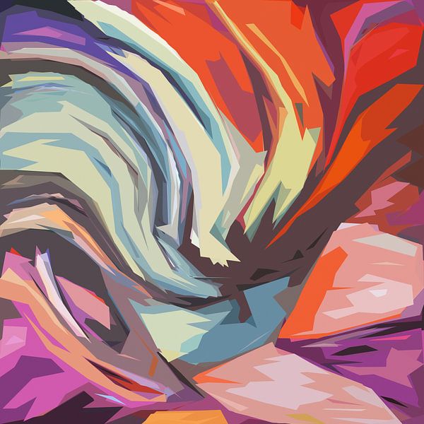 Abstract composition 744 by Angel Estevez