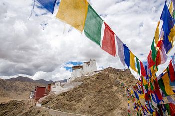 Maitreya temple bij Leh, Ladakh, India
