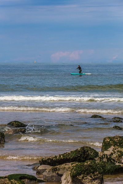 Oostende plage (staand) van didier de borle