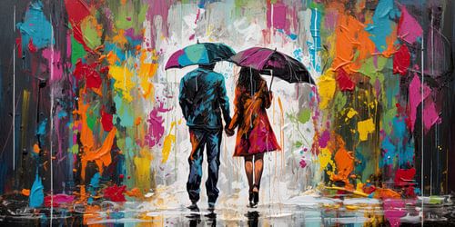 Bunte Malerei von Preet Lambon