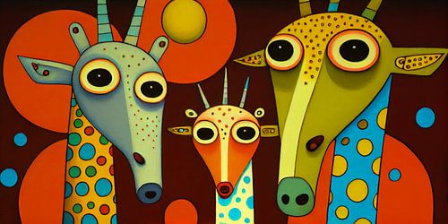 Abstract Giraffes