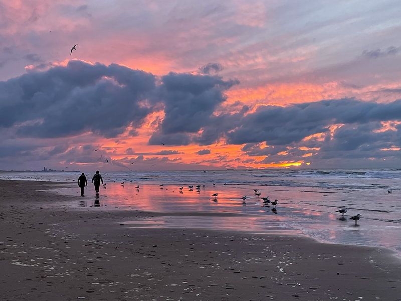 Spaziergang in der Abenddämmerung von Shutter Dreams