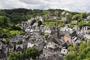Monschau en de burcht van Monschau – Historische stad in de Eifel