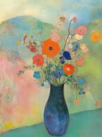 Blumen in Vase Stillleben