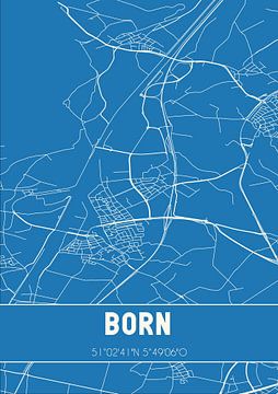 Blueprint | Map | Born (Limburg) by Rezona