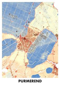 Height map Purmerend by STADSKAART