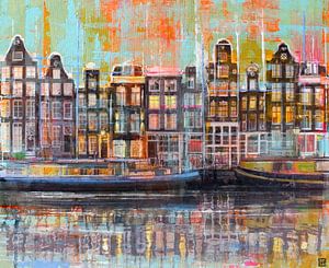 Sur les canaux d'Amsterdam