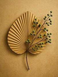 Blatt- und Beerengrün von WALL of Roots