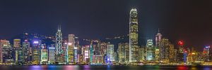 Hong Kong by Night - Skyline by Night - 1 van Tux Photography