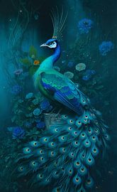 Fantasy peacock by Nicolette Vermeulen
