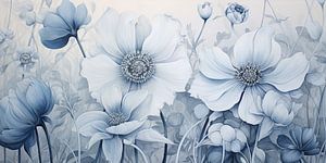 Blaue Blumen von Bert Nijholt