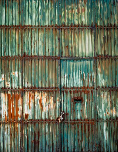 Garage door of squares | Abstract Art by Ellis Peeters