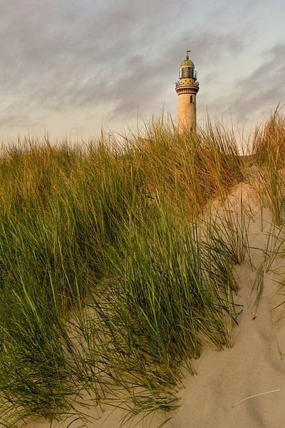 Vuurtoren in Warnemünde van David Mrosek