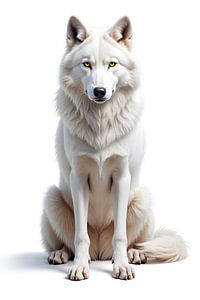 WOLF: Premium Porträt Fine Art Wandbild