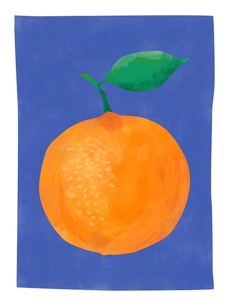 Lebendige Orangenfrucht von Elena Ristova