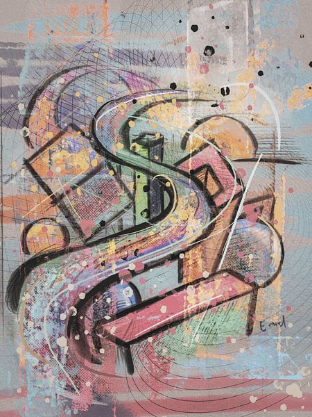 Abstract city by Emiel de Lange