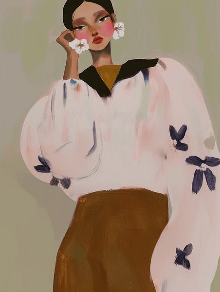 Dressed to Impress, Thinking About Snacks van Carla Van Iersel