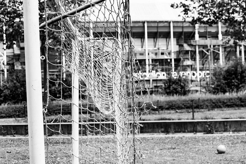 De Kuip Triptychon &quot;It Starts with a Purpose&quot; von Truckpowerr