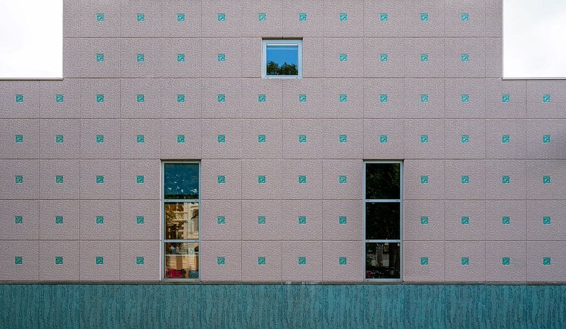 Mur coloré par Liesbeth van Herten