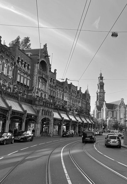 Raadhuisstraat Amsterdam. Westertoren. von Marianna Pobedimova
