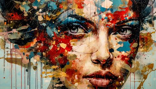 Farbexplosion des inneren Blicks