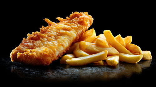 Fisch und Pommes – Fish and Chips im Porträt von TheXclusive Art