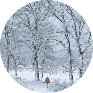 Genieten van de sneeuw