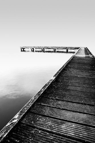 Landeplatz in der Unendlichkeit der Morgendämmerung