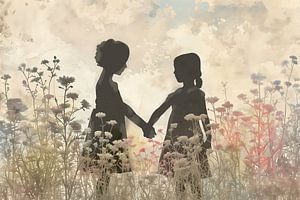 Hand in Hand für immer zusammen