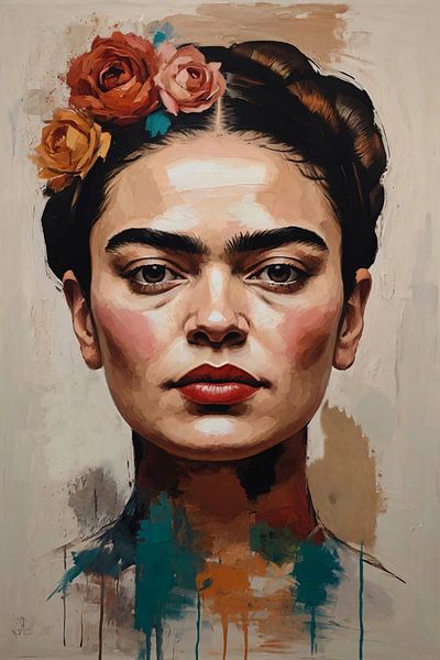 Vrouw stijl Frida van Art & Soul Creations
