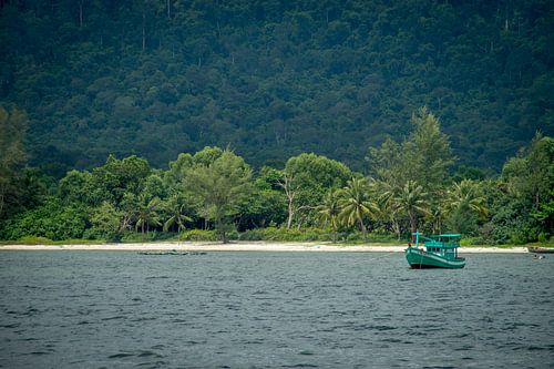 Boot vor der Küste von Phu Quoc, Vietnam