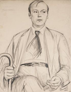 Nils Dardel - De nachtegaal (1934) van Peter Balan