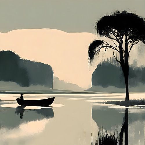 Reflektionen auf dem Wasser