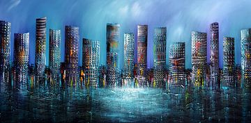 Blue City van Gena Theheartofart