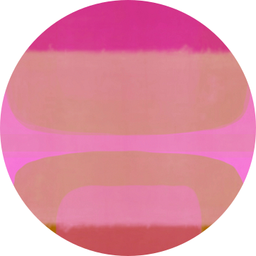 Modern abstract in roze van Studio Allee