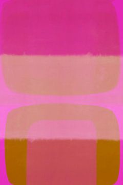 Modern abstract in roze van Studio Allee